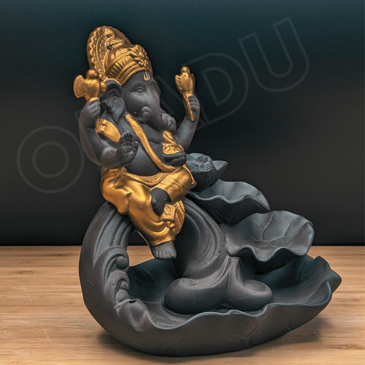Fuente de Incienso Humo Reversible Modelo Ganesh